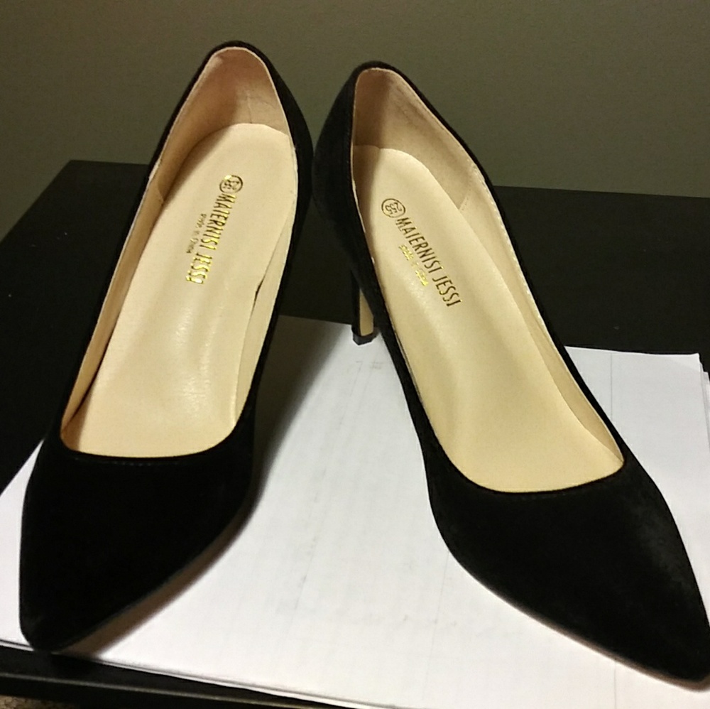 Maiernisi Jessi pointed toe high heel black